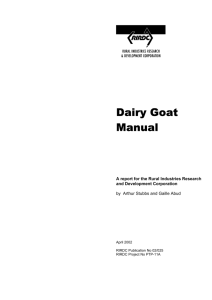 Dairy Goat Manual