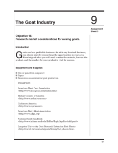 The Goat Industry
