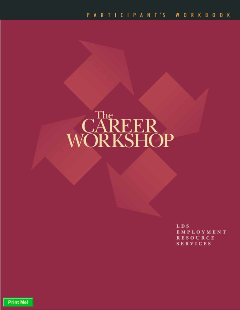 The Career Workshop: Participant's Workbook