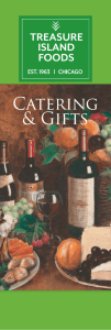 Catering & Gifts - Treasure Island Foods