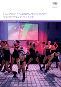 8th WORLD CONFERENCE ON SPORT, EDUCATlON
