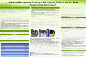 Global-Local Empowerment Policies and their Impact on Women in
