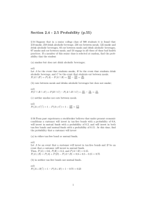 Section 2.4 - 2.5 Probability (p.55)