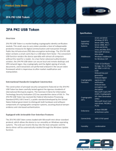 2FA PKI USB Token