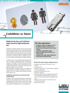 CodeMeter as Token - Wibu