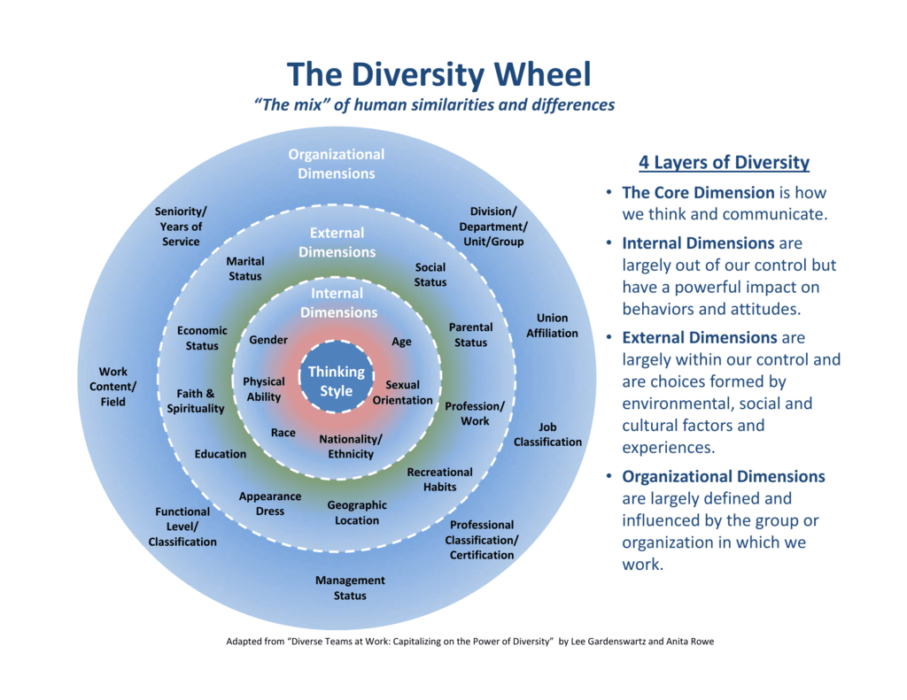 diversity wheel essay