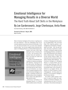 Emotional Intelligence & Diversity