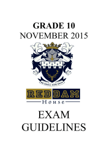 GRADE 10 NOV exam booklet 2015