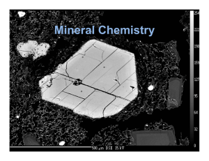 Sample Lecture on Mineral Chemistry
