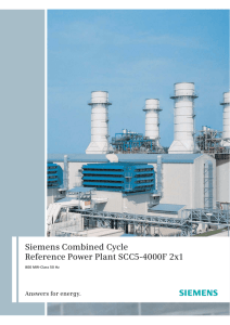 Siemens Combined Cycle Reference Power Plant SCC5