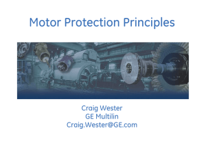 Motor Protection Principles