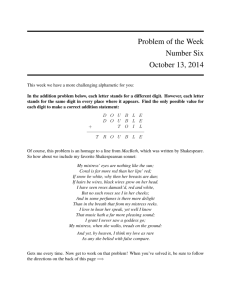 Problem of the Week Number Six October 13, 2014