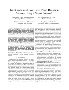 (2008) - Identification of Low-Level Point Radiation Sources Using a