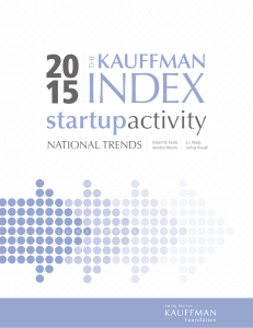 2015 Kauffman Index of Startup Activity, National Trends