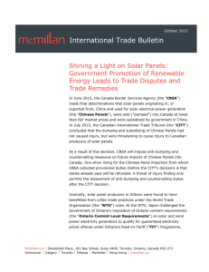 International Trade Bulletin