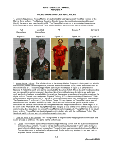 Young Marine Uniform Regulations