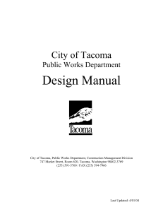Public Works Design Manual
