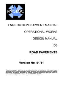 D3 Road Pavements 235.47 Kb - Far North Queensland Regional