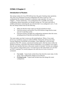 CCNA 2 Chapter 2