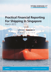 Practical Financial Reporting For Shipping in Singapore March 2015