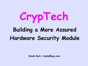 Building a More Assured Hardware Security Module