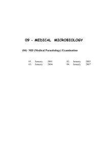 09 - medical microbiology