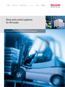 Drive and control systems for lift trucks