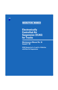 Electronically Controlled Air Suspension (ECAS