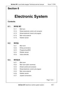 McHale 991 â€“ Electronic Control System Tech Manual