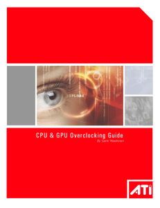 CPU & GPU Overclocking Guide - Libero