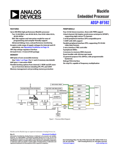 ADSP-BF592 Blackfin Embedded Processor, Rev. B