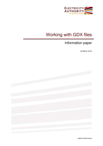 Working with GDX files - EMI