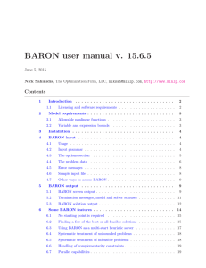 BARON user manual v. 15.6.5