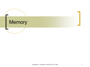 Memory: Page Tables