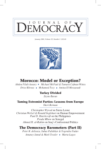 Morocco: Model or Exception?