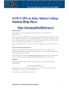 LON-CAPA at John Abbott College