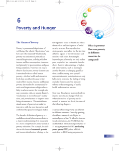 Poverty and Hunger