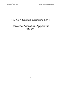 Universal Vibration Apparatus TM 01