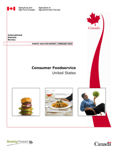 Consumer Foodservice United States