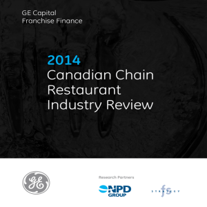 2014 Canadian Chain Restaurant Industry Review