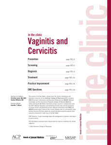 Vaginitis and Cervicitis