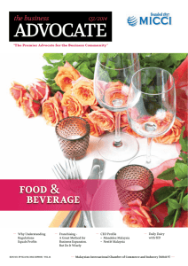 Food & Beverage - Malaysian International Chamber of Commerce