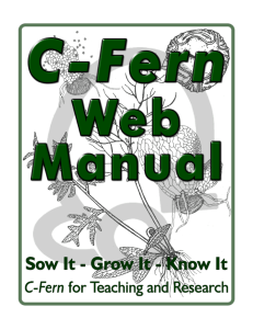 C-Fern® Web Manual