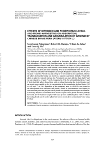 International - Soil and Water Science