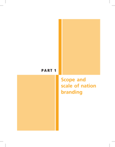 Scope and scale of nation branding