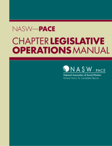 Chapter Legislative Operations Manuals