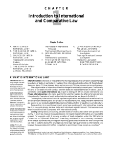 2.Intro 2 Intl & Comparative Law.IntlBusLaw Ch 1 by August