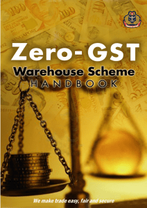 Zero-GST Warehouse Scheme Handbook