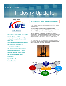 KWE Industry Update - KWE-Kintetsu World Express (S)