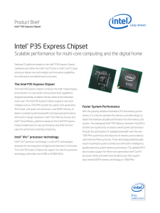 Intel® P35 Express Chipset